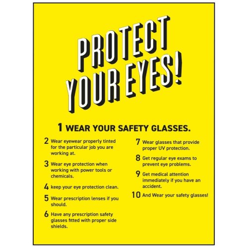 health and safety posters, PPE Posters, Wear Protection Equipment Posters, Safety starts with PPE poster
