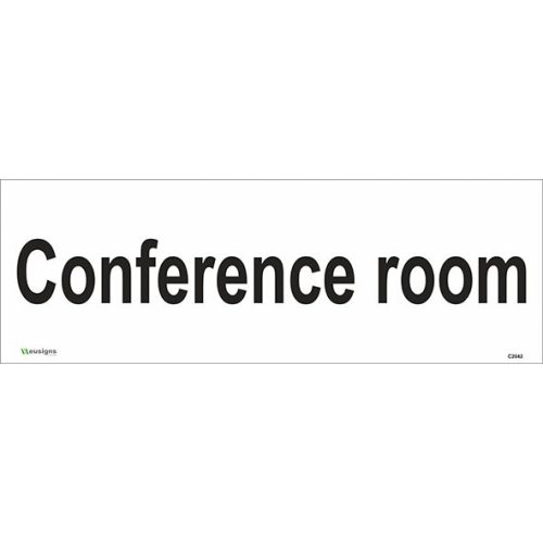 Conference Room Door Sign, Conference Room Wall Sign, Site Office Door Sign, Site Office Wall Sign, office door signs, construction site office signs, office wall signs, custom safety signs, health and safety signs, safety signs uk, self-adhesive signs
