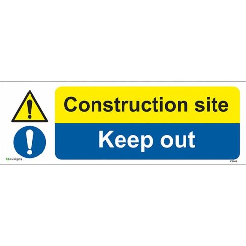 construction site keep out sign, construction site no access sign, prohibition signs, access restriction signs, safety signs uk, self-adhesive signs, health and safety stickers, prohibition signs, Restriction Signs, no access sign