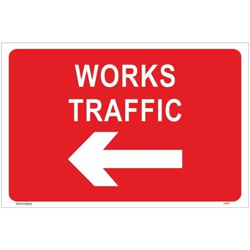 Buy Works Traffic Left Arrow Sign