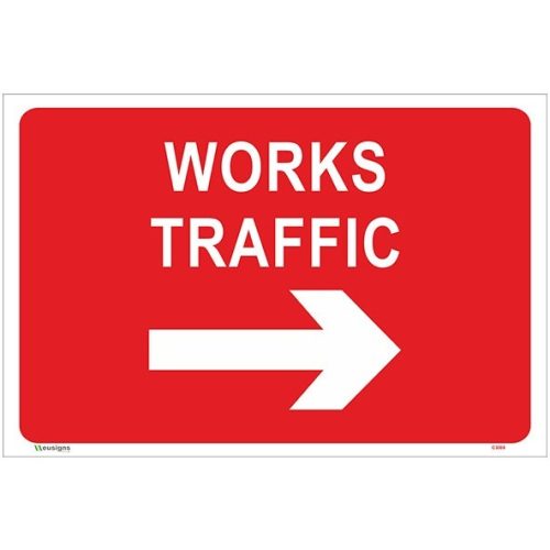 Buy Works Traffic Right Arrow Sign