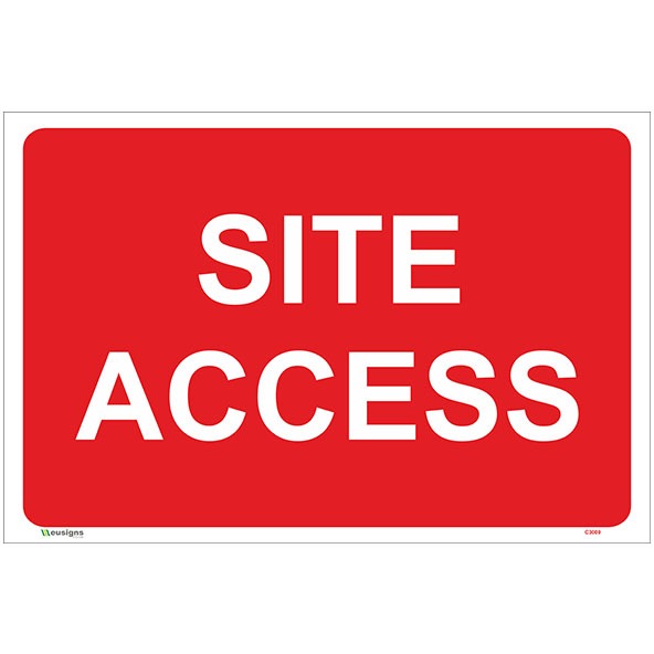 Buy Site Access Sign UK