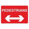 Buy Pedestrians Reversible Arrow Sign