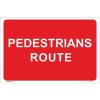 Buy Pedestrians Route Sign UK