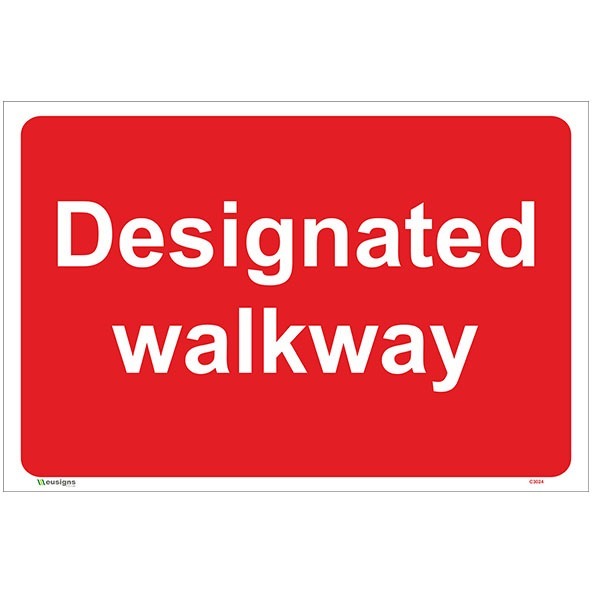 Buy Designated Walkway Sign UK