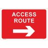 Buy Access Route Right Arrow Sign