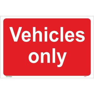 Vehicles Only Sticker Buy Vehicles Only Sign UK - EU Signs Online UK Store with Best Price