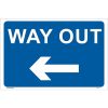 Buy Way Out Left Arrow Sign