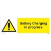 Battery Charging In Progress Sign