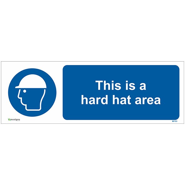 Buy This Is A Hard Hat Area Sign