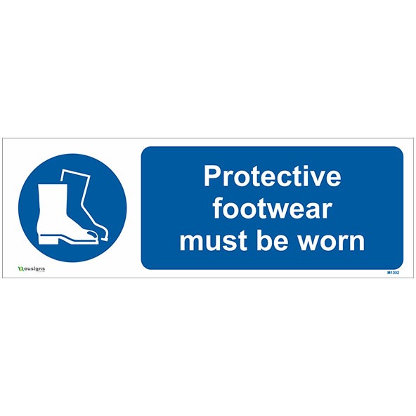 Buy Protective Footwear Must Be Worn Sign