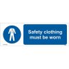 Buy Safety Clothing Must Be Worn Sign