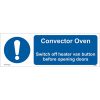 Convector Oven Sign