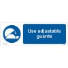 Buy Use Adjustable Guards Sign UK