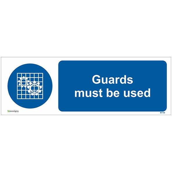 Buy Guards Must Be Used Sign Uk.