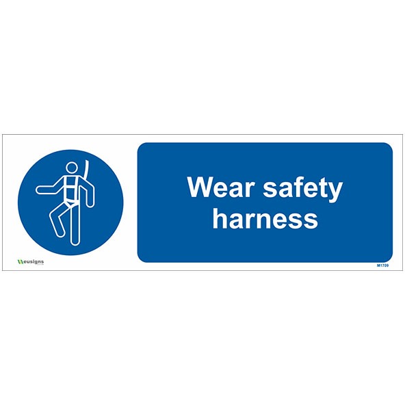 Buy Wear Safety Harness Sign