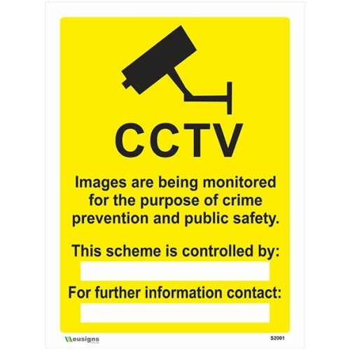 Images Are Being Monitored CCTV Sign