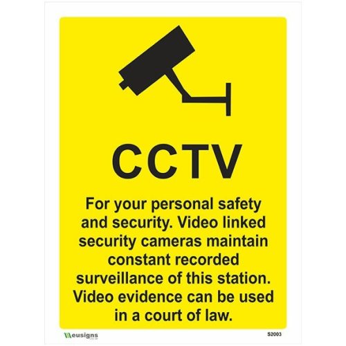 CCTV Is For Personal Safety Sign