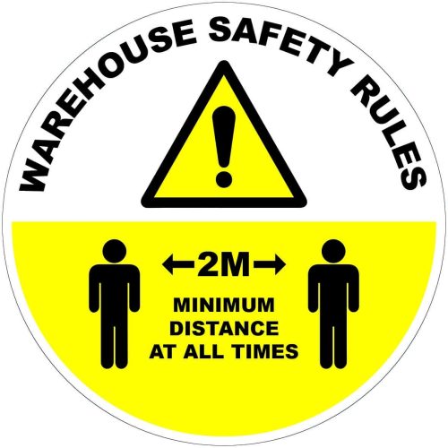 Warehouse Safety Rules stickers uk
