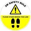 2m Safety Rules sticker uk