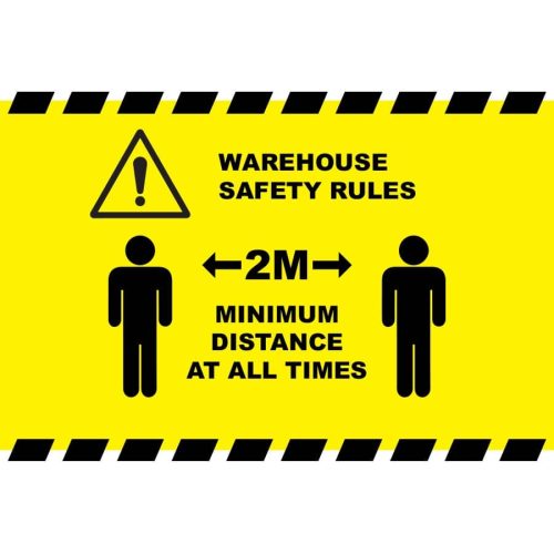 Buy Warehouse Safety Rules Sign UK