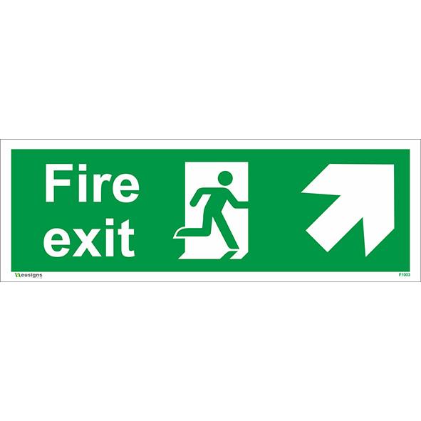 Fire Exit Sign Up Right Arrow, fire exit running man left sign, fire exit signs, emergency exit signs, exit signage