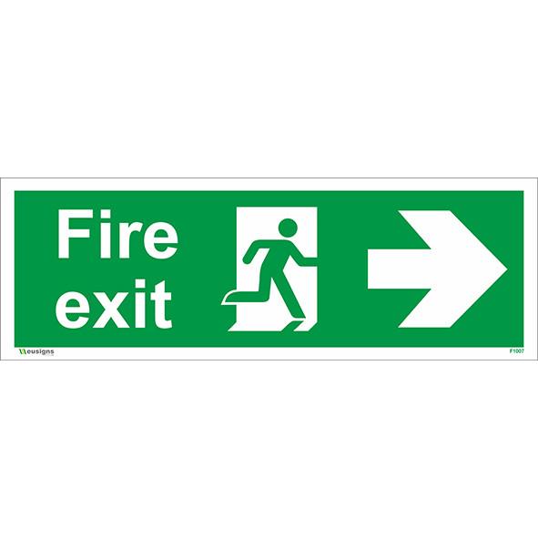 Fire Exit Sign Running Man Right Arrow, fire exit running man left sign, fire exit signs, emergency exit signs, exit sign