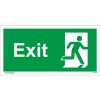 Exit Sign Running Man Right, fire exit running man right sign, fire exit signs, emergency exit signs, exit sign