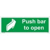push bar to open sign, fire escape signs, emergency escape signs, standard fire signs, exit signs, fire exit signs, fire stickers