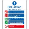 operate nearest alarm point, fire action sign, fire sign discount, wholesale fire signs, bulk signs, wholesale safety signs, health and safety signs, call fire brigade sign