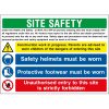 Construction site safety sign B