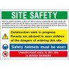 Construction site safety sign G