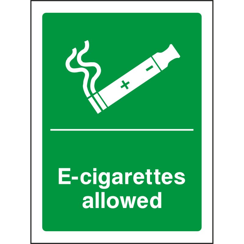 E-cigarettes allowed