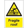 Fragile roof sign