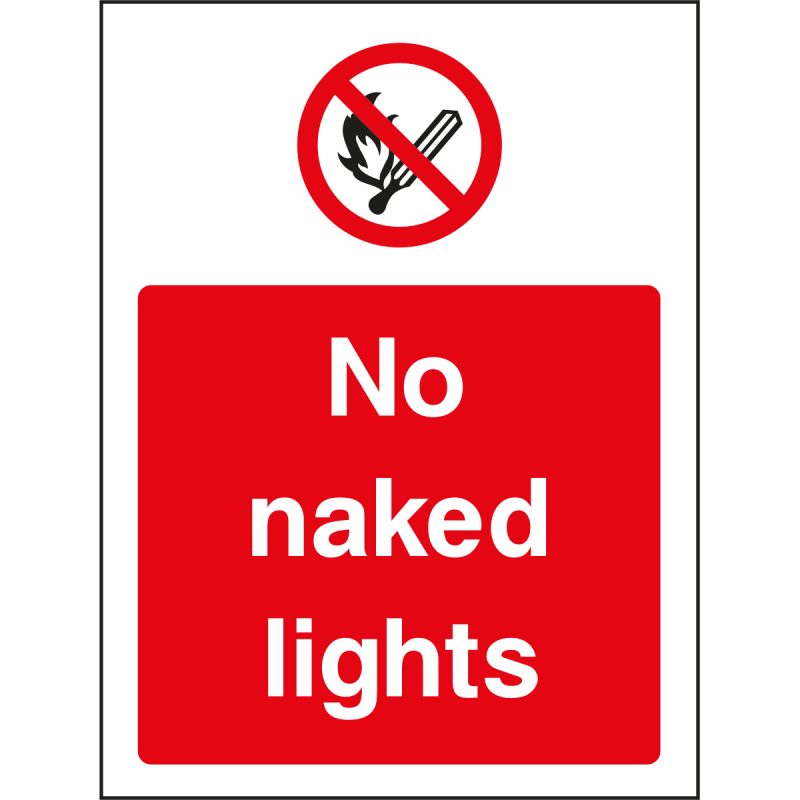 No naked lights