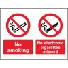 No smoking, No electronic cigarettes allowed