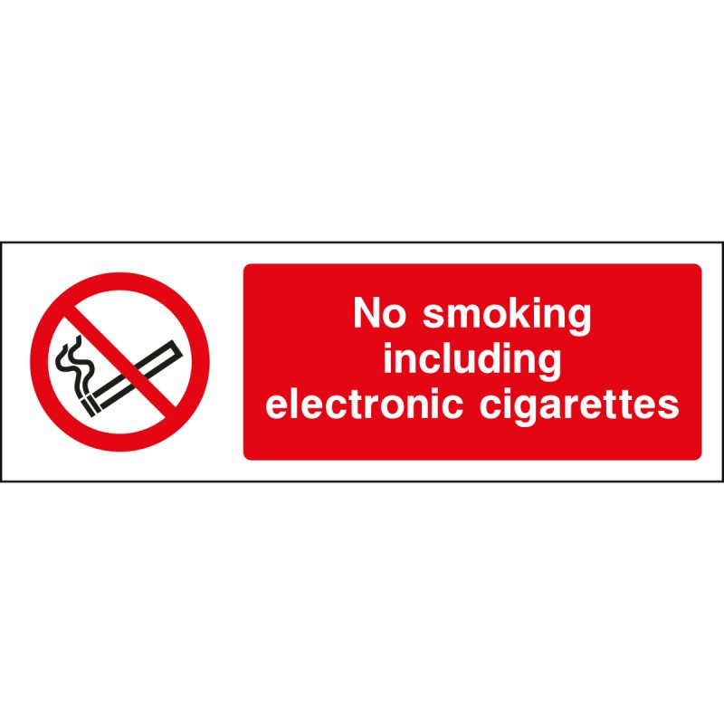 No smoking including electronic cigarettes