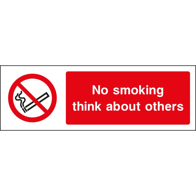No smoking think about others
