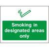 Smoking in designated areas only