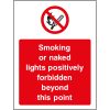 Smoking or naked lights positively forbidden beyond this point