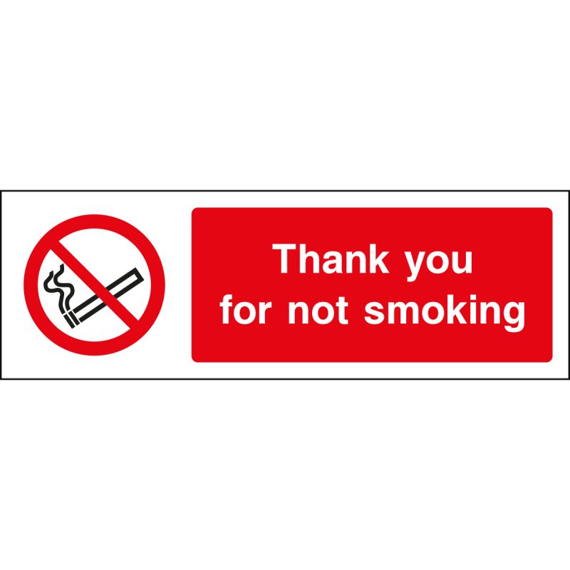 Thank You for not smoking