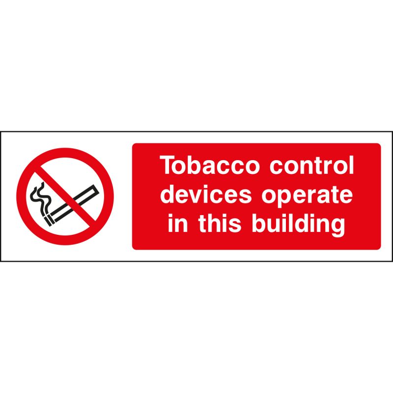 Tobacco control devices operate in this building