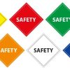 Safety signs colours explained
