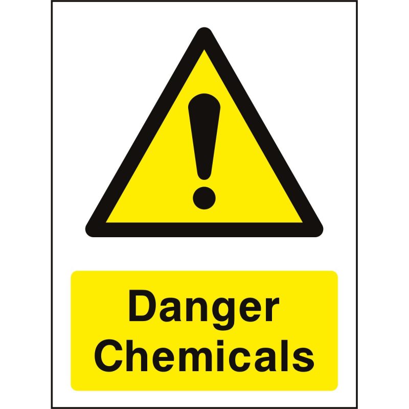 Danger chemical sign