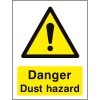 Danger dust hazard sign
