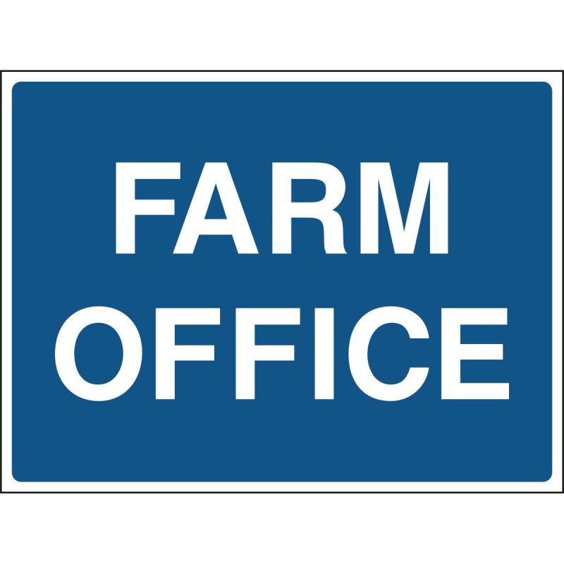 Farm office sign