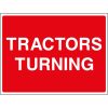 Tractor running sign