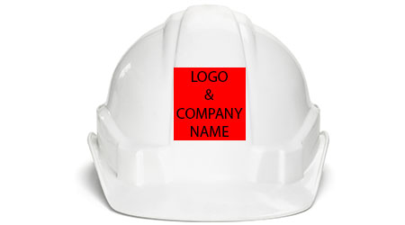 Custom helmet stickers. Helmet stickers with your company name and logo