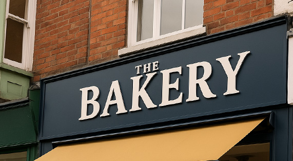 High Street Shop Signs Manufacturer, Borehamwood, North London, UK