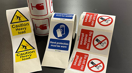 Safety stickers, vinyl stickers, safety labels, safety tags, sticker roll, custom stickers